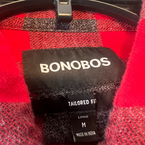 Bonobos Men’s Plaid Flannel - Picture 2 of 2